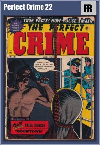 Perfect Crime 22 (1952) FR Golden Age Cross Hanging