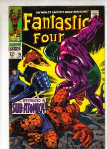 Fantastic Four #76 (Jul-68) VF High-Grade Fantastic Four, Mr. Fantastic (Reed...