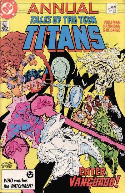 Tales of the Teen Titans Annual #4, VF (Stock photo)