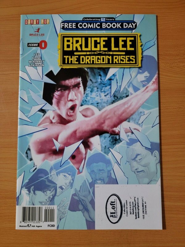 Bruce Lee The Dragon Rises #0 Promo ~ NEAR MINT NM ~ 2016 FCBD Darby Pop Comics