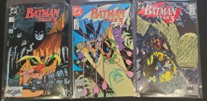3PC BATMAN LOT (8.0) #437-439!! 1989