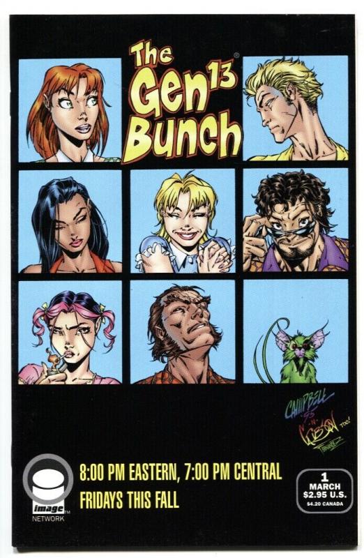 Gen 13 #1 1995 Variant-Brady Bunch homage-comic book