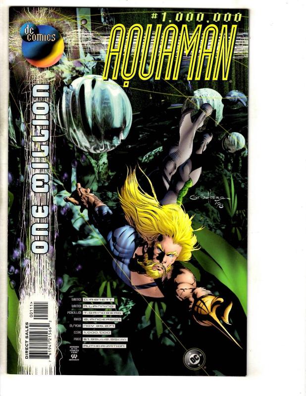 Lot Of 5 Aquaman DC Comic Books One Million + # 51 52 53 54 Batman Flash CR13