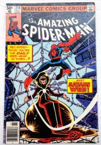The Amazing Spider-Man #210 (NS)(FN)(1980) 1ST APP MADAME WEB