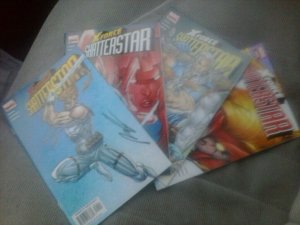 X-force: shatterstar complete signed rob liefeld comic book lot xmen set cable