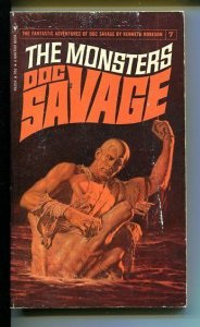 DOC SAVAGE-THE MONSTERS-#7-ROBESON-G-COVER JAMES BAMA- G