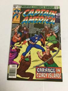 Captain America 240 Nm Near Mint Marvel