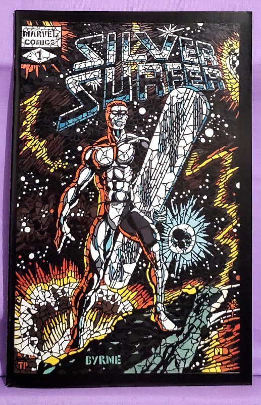 Silver Surfer: Black #1 Shattered Variant Matt DiMasi (Marvel, 2019)