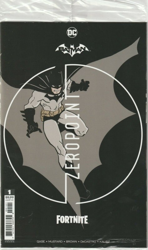 Batman Fortnite Zero Point # 1 Premium Cover NM DC Sealed With Code 