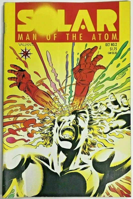 SOLAR MAN OF THE ATOM#2  VF 1991 VALIANT COMICS