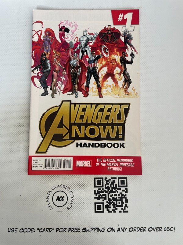 Avengers Now Handbook # 1 NM 1st Print Marvel Comic Book Hulk Thor Wasp 18 MS11