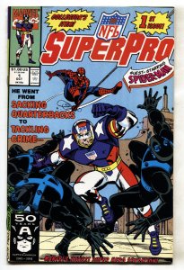 Superpro #1 1991-Spider-Man-comic book-Marvel