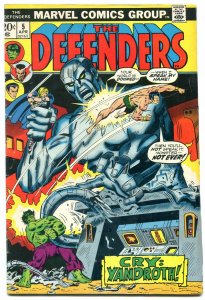 THE DEFENDERS #5 1973- Valkyrie Joins Defenders- VG/F