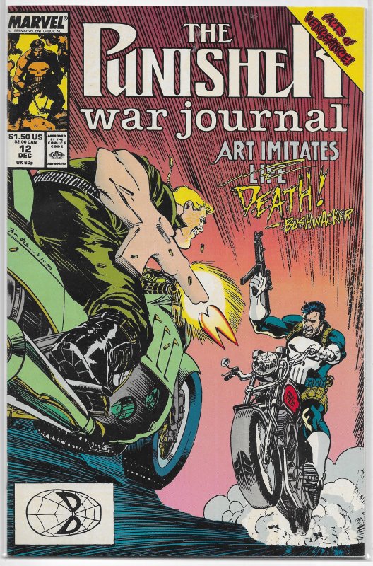 Punisher War Journal (vol. 1, 1988) #12 FN (Acts of Vengeance) Potts/Jim Lee