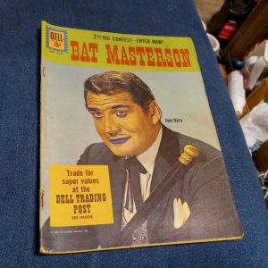 DELL PUBLISHING BAT MASTERSON in THE MARK OF GUILT #9 JAN 1962 western comics