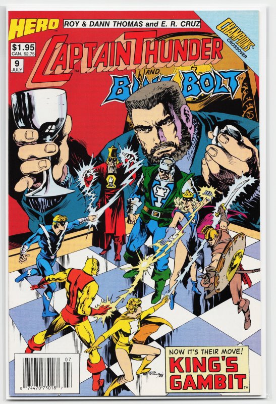 Captain Thunder and Blue Bolt #9 (1988) Captain Thunder