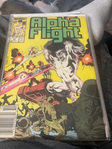 Alpha Flight #51 Newsstand Edition (1987)