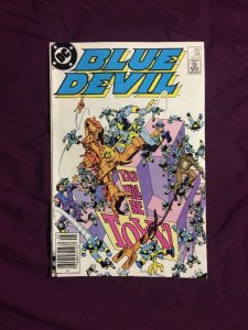 blue devil #24 signed by gary cohn rare dc comics comic book cool vintage sweet!