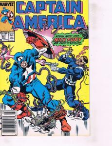 Lot Of 2 Marvel Comic Captain America #346 and #351 ON1