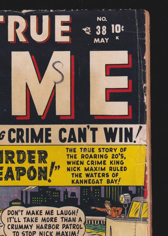 All-True Crime #38 3.0 GD/VG Atlas Comic - May 1950