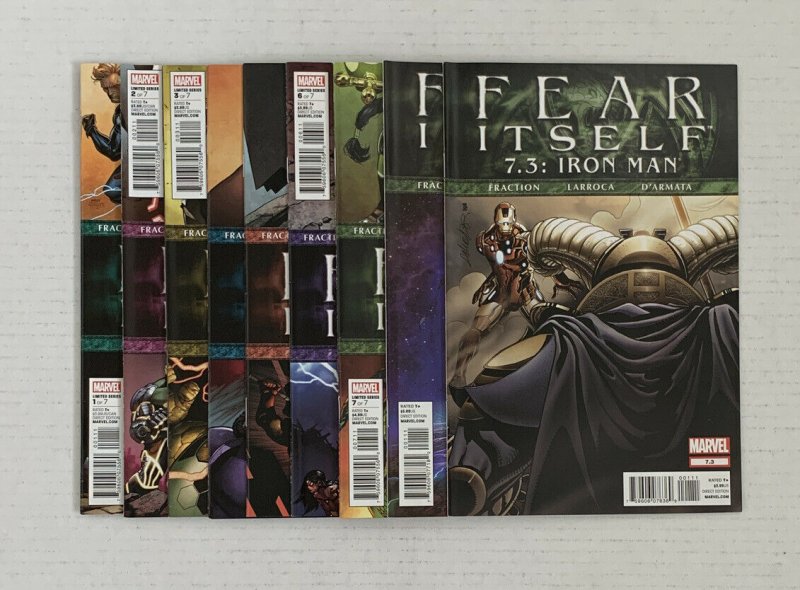 Fear Itself #1-7 +7.2 & 7.3 Complete Series Lot Of 9