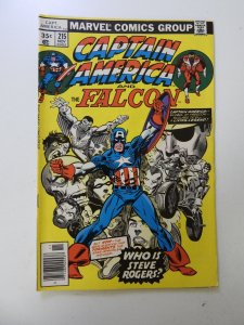 Captain America #215 (1977) FN condition