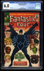 Fantastic Four #46 CGC FN 6.0 White Pages 1st Black Bolt 2nd Inhumans!