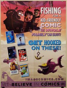 Image We Believe In Kid Friendly Comics 2018 Folded Promo Poster New! [FP330]