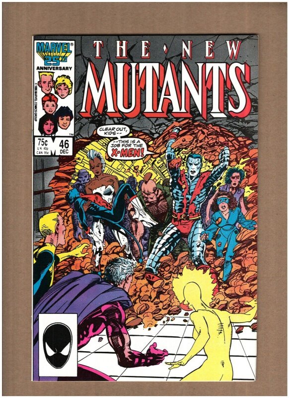 New Mutants #46 Marvel Comics 1986 Claremont, Mutant Massacre Aftermath NM- 9.2