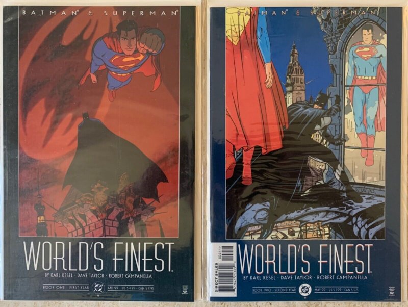 WORLD'S FINEST 1-10 (1999-2000) + OGN 1-3 (1990) | 2 COMPLETE MINI-SERIES!