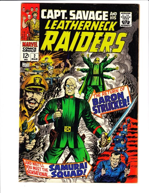 Captain Savage and His Leatherneck Raiders #2 (Mar-68) NM- High-Grade Captain...