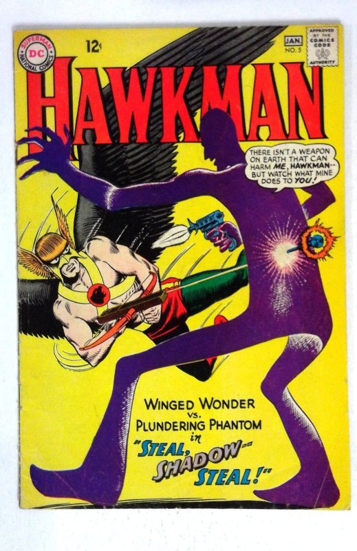 Hawkman #5 Plundering Phantom DC (1965) VG
