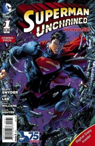 Superman Unchained #1 (2013) Jim Lee 1:300 Sketch & Color Variant Set NM B3.