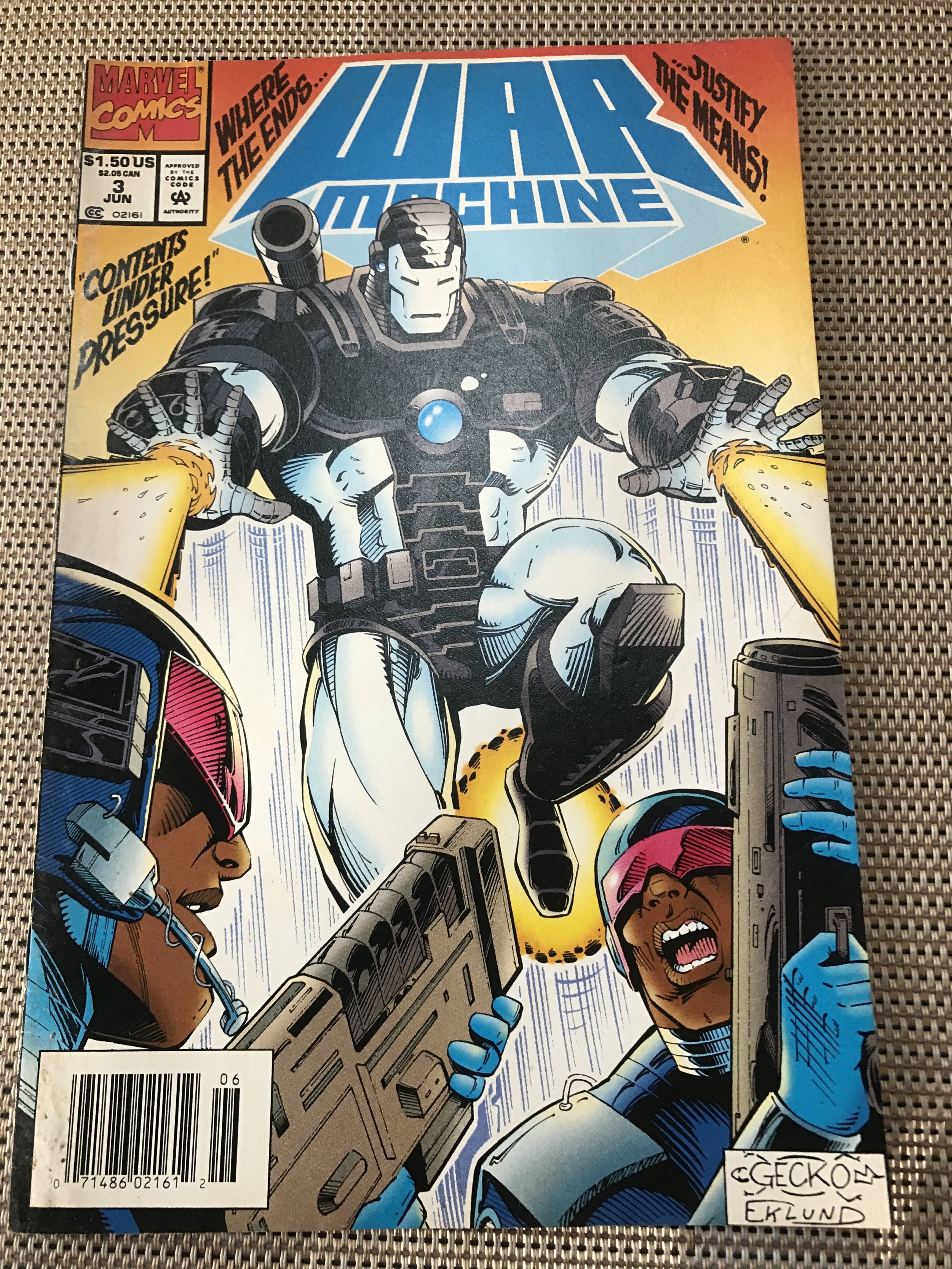 War Machine (1994) #3, Comic Issues