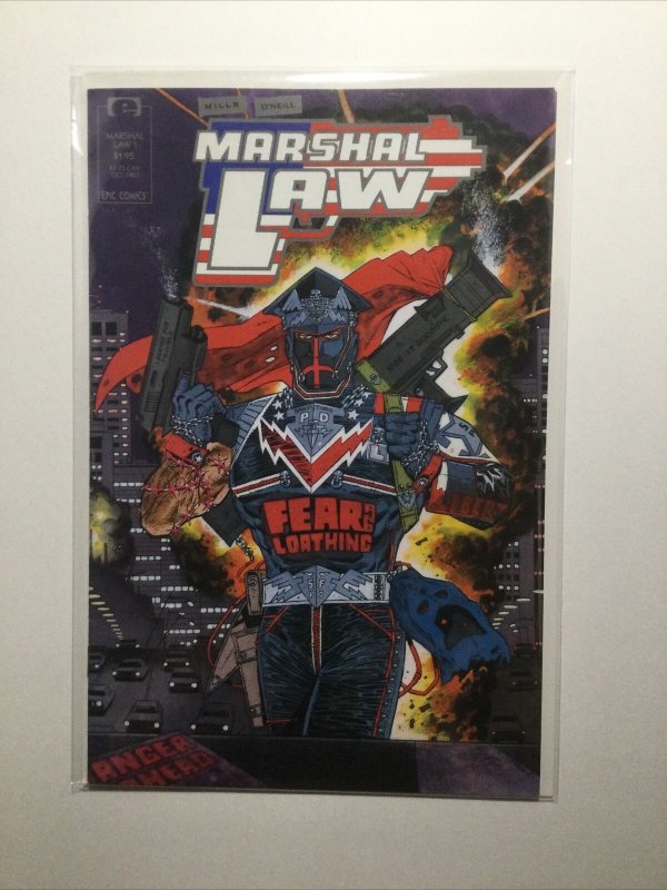 Marshal Law 1 Near Mint- Nm- 9.2 Epic Comics 