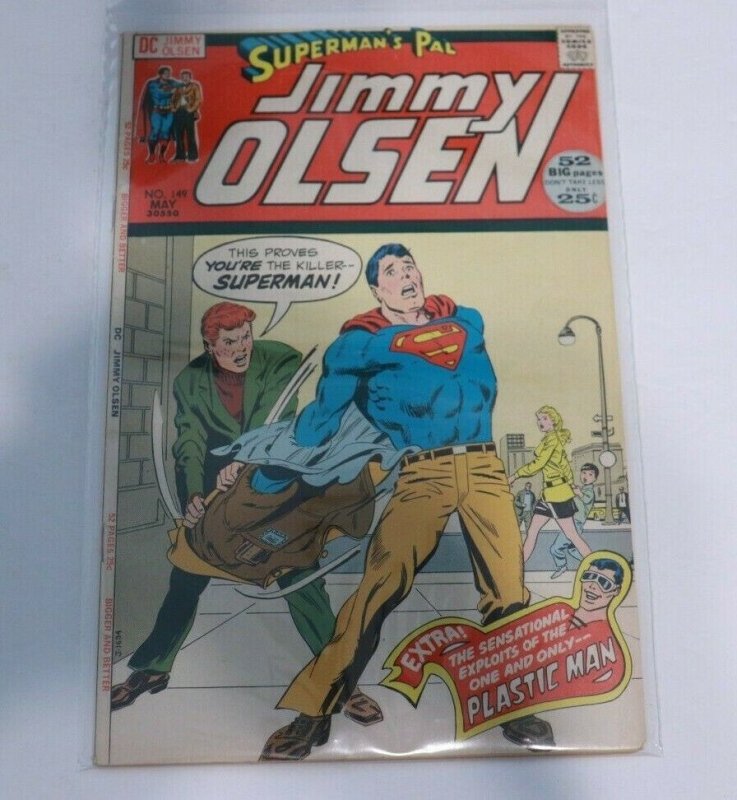 Superman's Pal Jimmy Olsen #149 Vintage 1972 DC Comics Plastic Man 