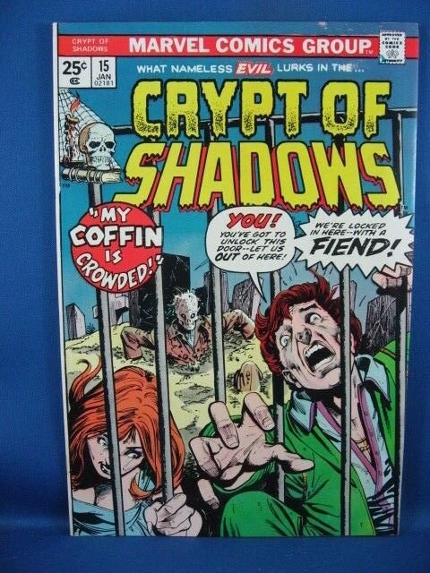 Crypt of Shadows #15 (Jan 1975, Marvel) VF