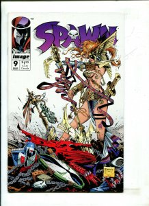SPAWN #9 - FIRST APPEARANCE OF ANGELA (9.0) 1993 