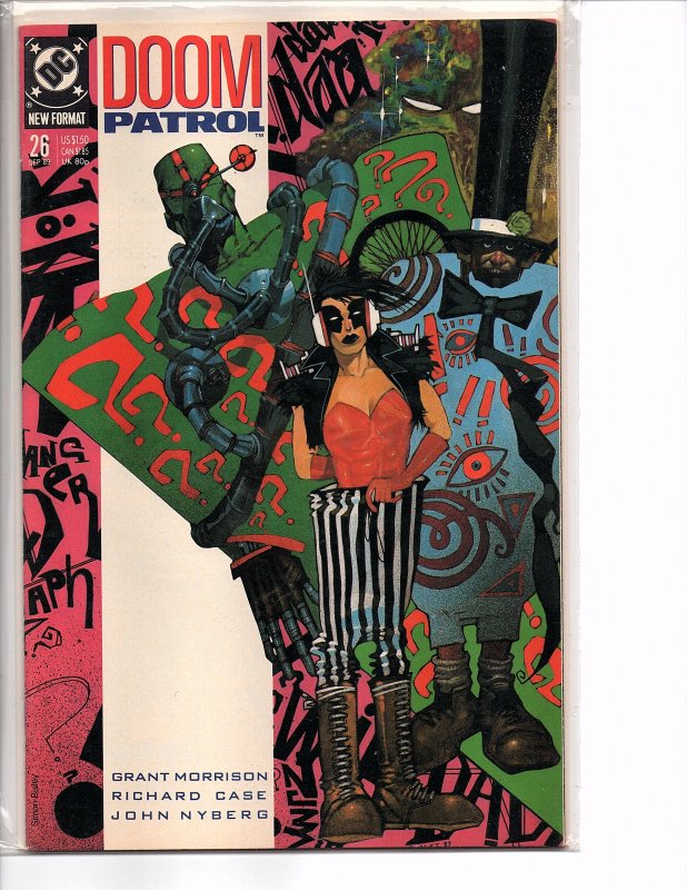 DC Comics Doom Patrol #26 Simon Bisley Cover Grant Morrison Story