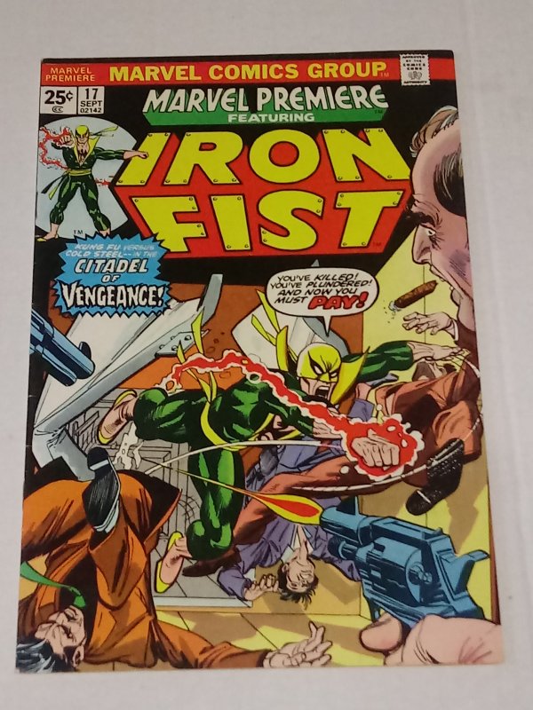 Marvel Premiere #17 (VF/NM) High Grade Iron-Fist (id#27a)