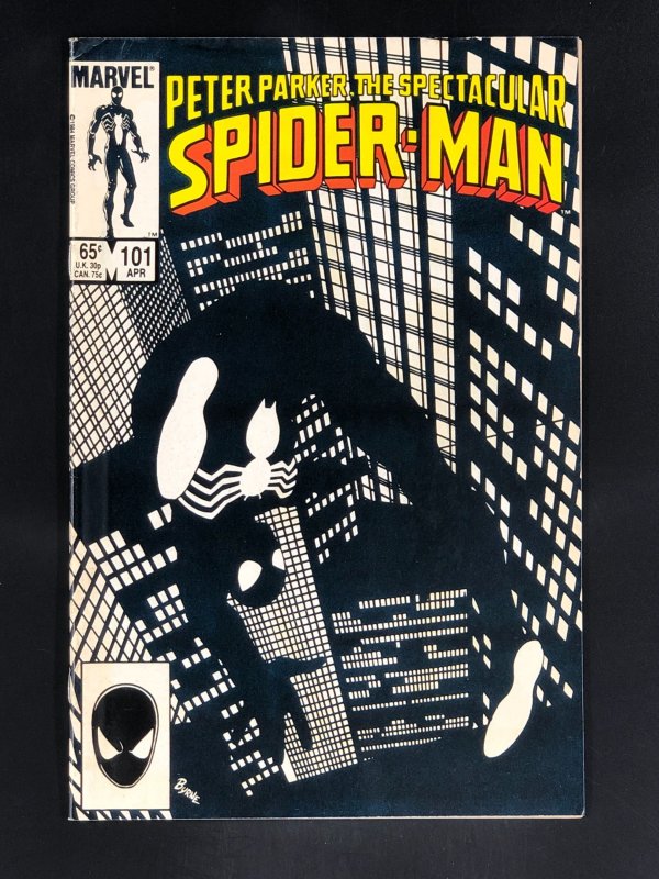 The Spectacular Spider-Man #101 (1985) Iconic Cover Art by John Byrne