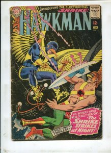 HAWKMAN #11 (3.5) THE SHRIKE STRIKES AT NIGHT  1966 