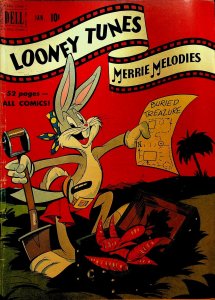 Looney Tunes & Merry Melodies 111 Dell Comics 1951 Buried Treasure Carrots