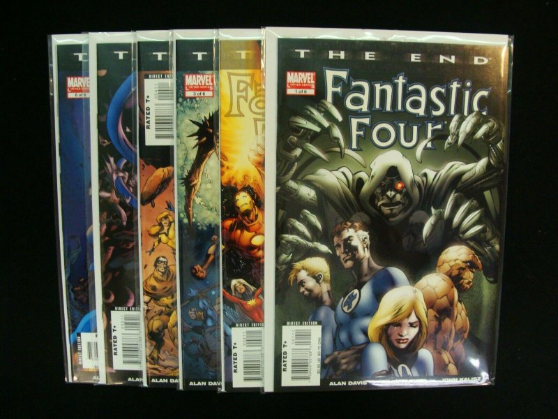 Marvel Fantastic Four The End #1-6 Complete Run Limited Series 4