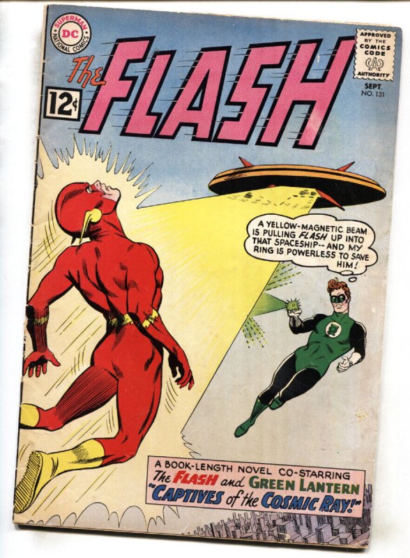 FLASH #131 1962-Green Lantern-Silver-Age DC comic book