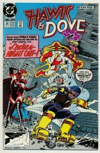 Hawk & Dove #21 DC Comics February Feb 1991 (VF)