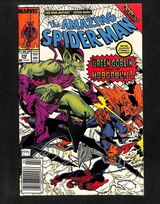 Amazing Spider-Man #312 Green Goblin Vs. Hobgoblin McFarlane!