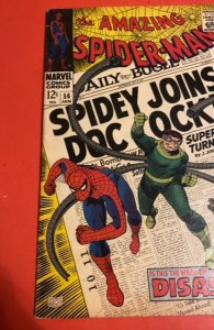 The Amazing Spider-Man #56 (1968) vs doc ock