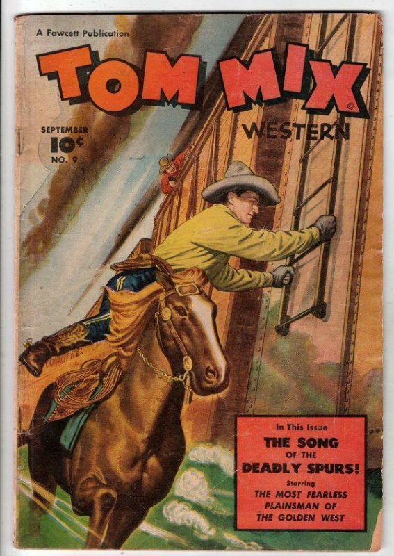 Tom Mix Western #9 (Sep-48) VG Affordable-Grade Tom Mix