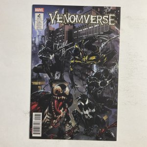 Venomverse 1 2017 Signed by Cullen Bunn Variant Marvel NM near mint